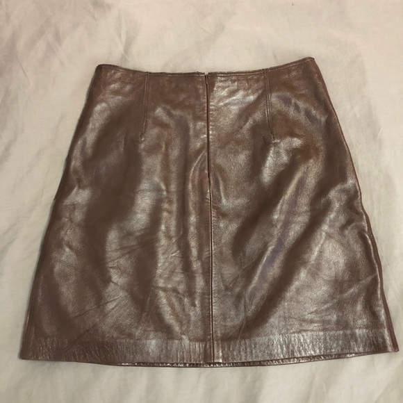 Jupe en cuir sandro taille 3 - Picture 4 of 7